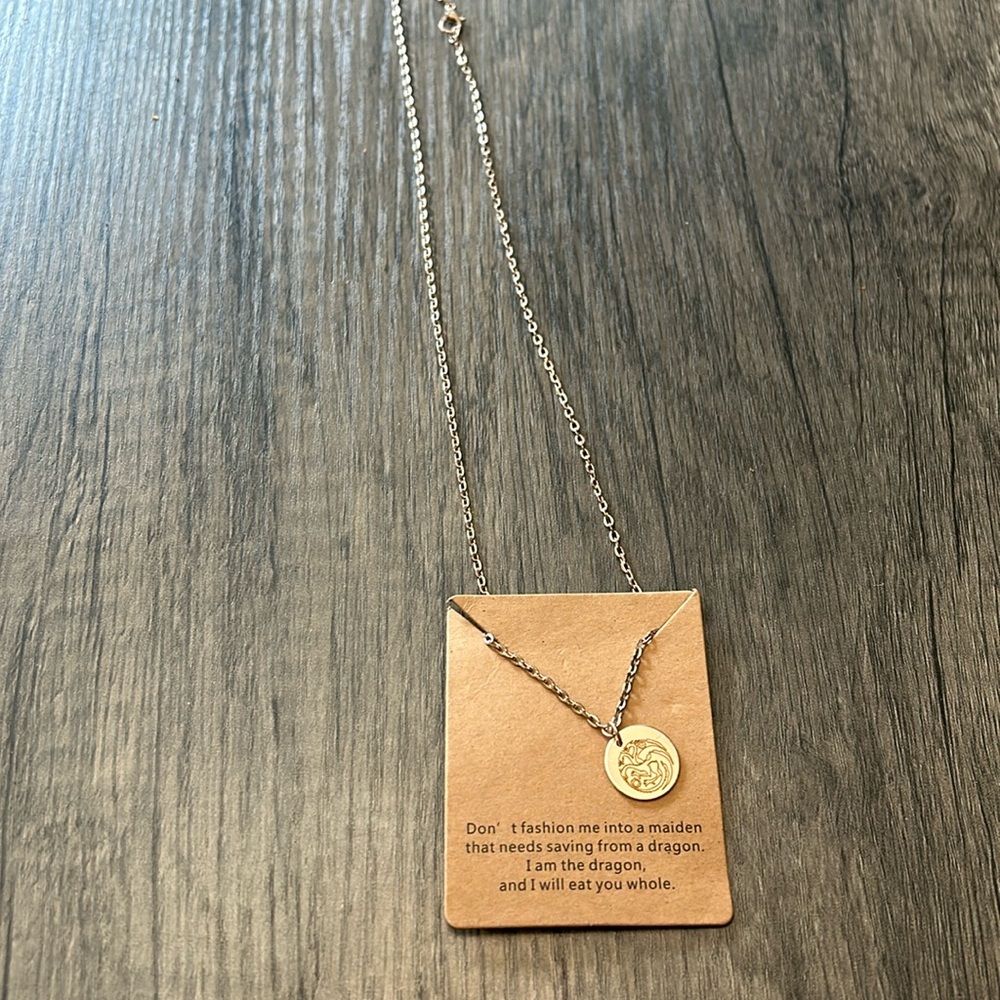 Game of thrones dragon necklace